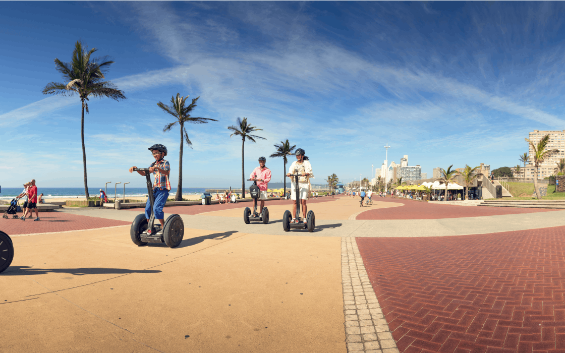 Beautiful Beachfronts in the Coach Hire Durban Location